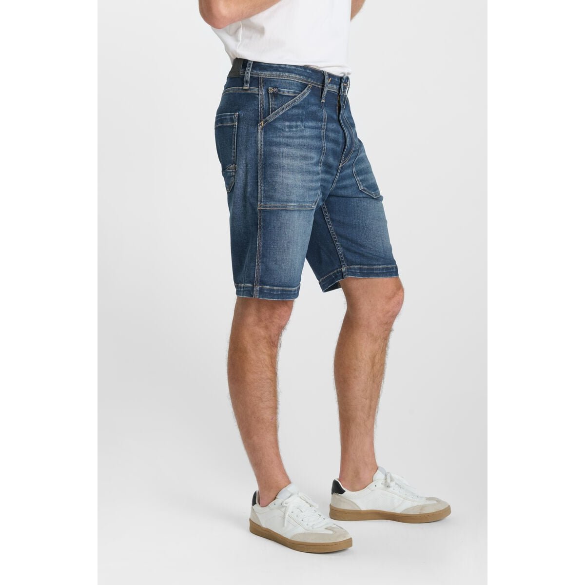 Bermuda short en jeans ALVAR blue, LE TEMPS DES CERISES