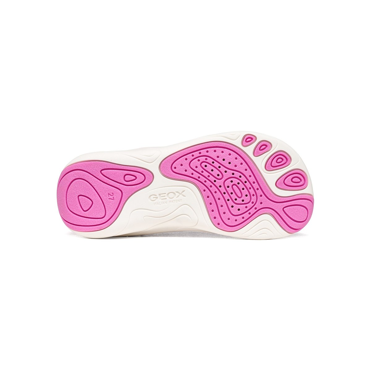 Baskets J FOOT-RUN fuchsia/noir, GEOX