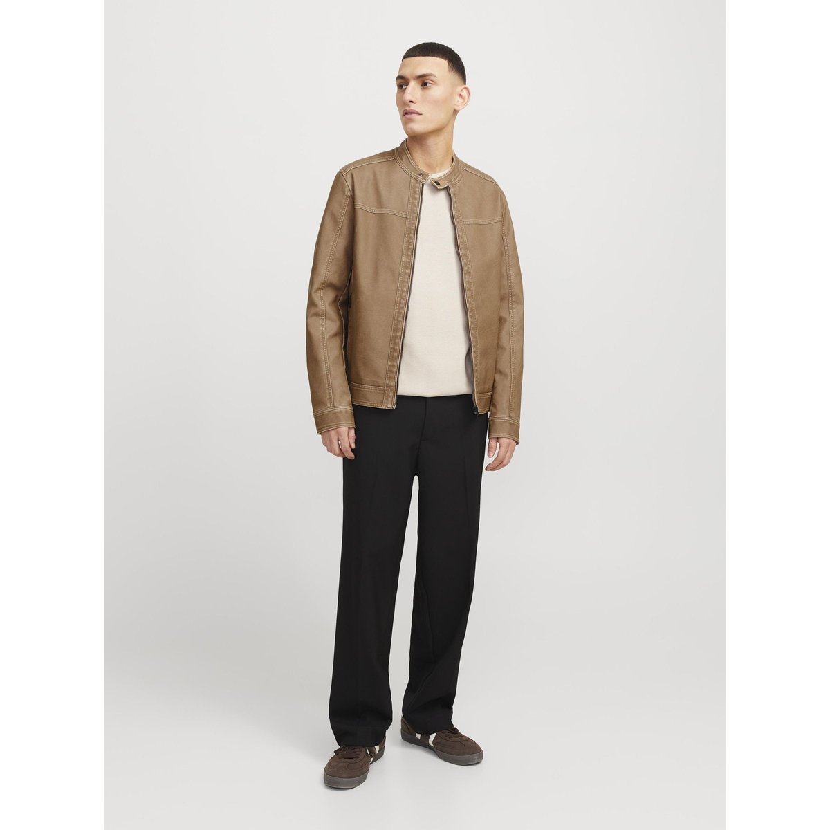 Veste En Cuir Synthétique safari, JACK & JONES