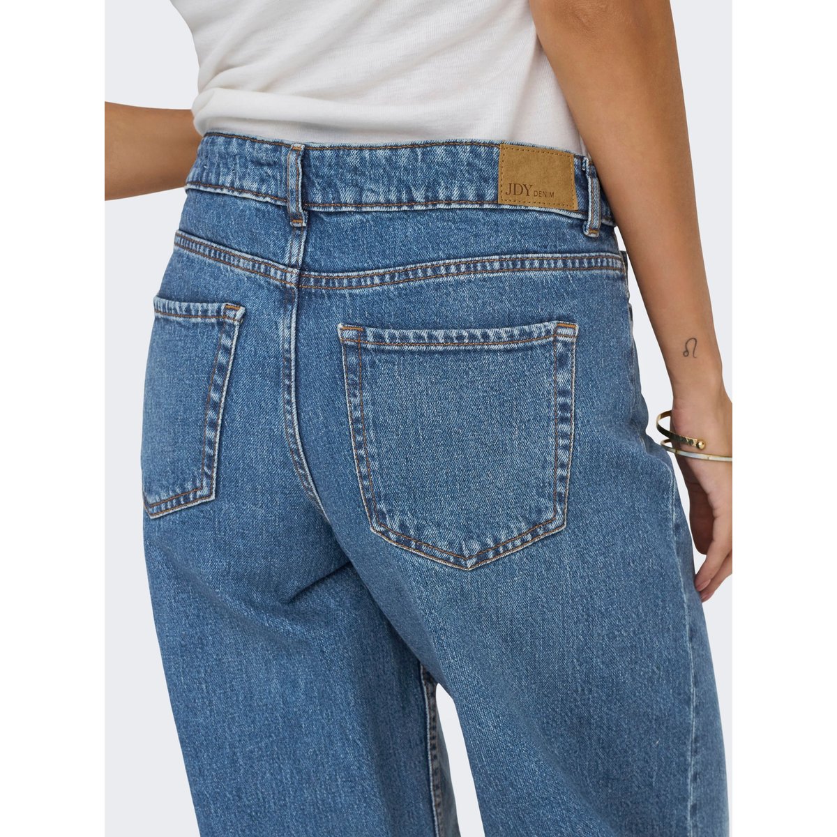 Jean À Jambe Large medium blue denim, JDY