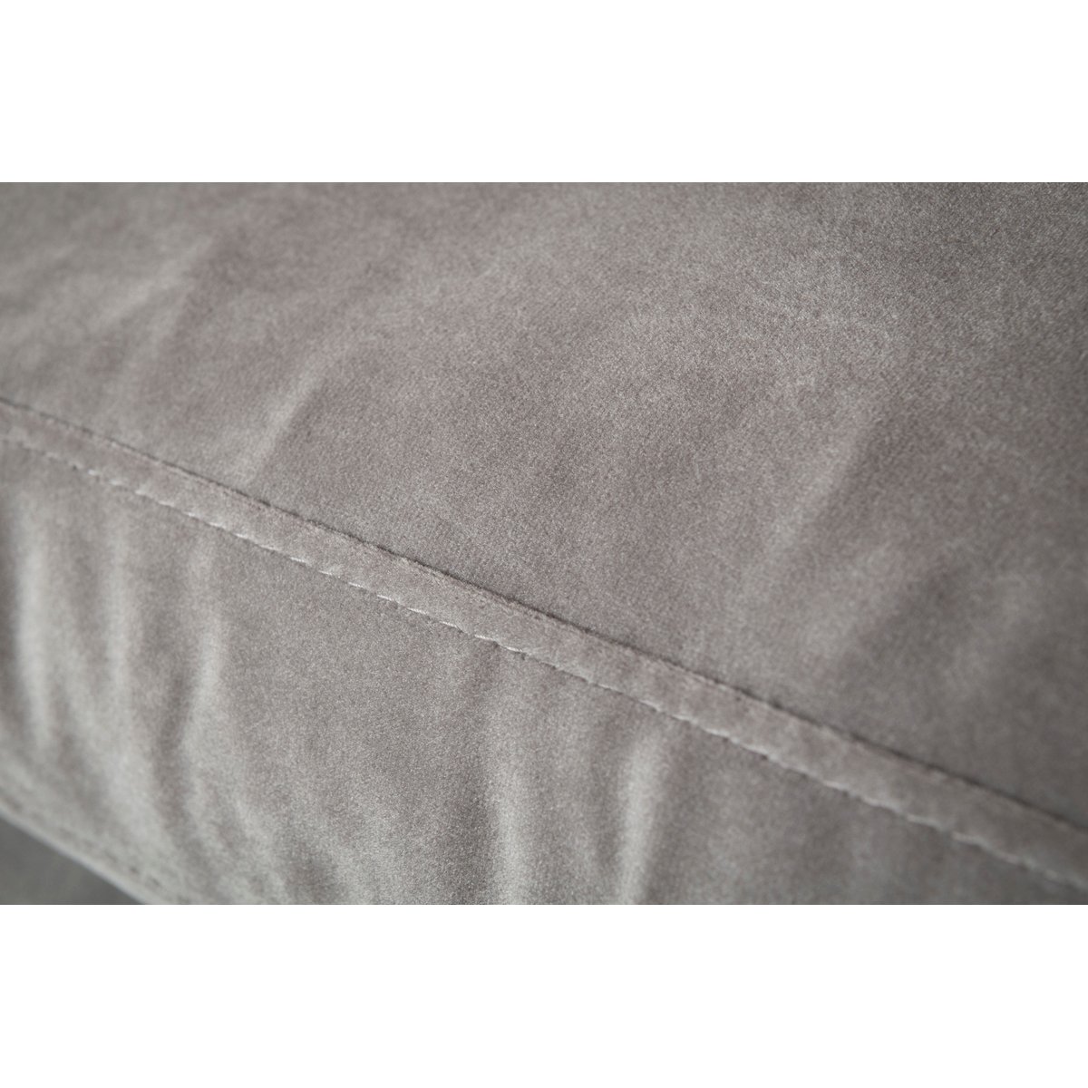 Fauteuil en velours BROMPTON gris anthracite, PRODUIT INTERIEUR BRUT