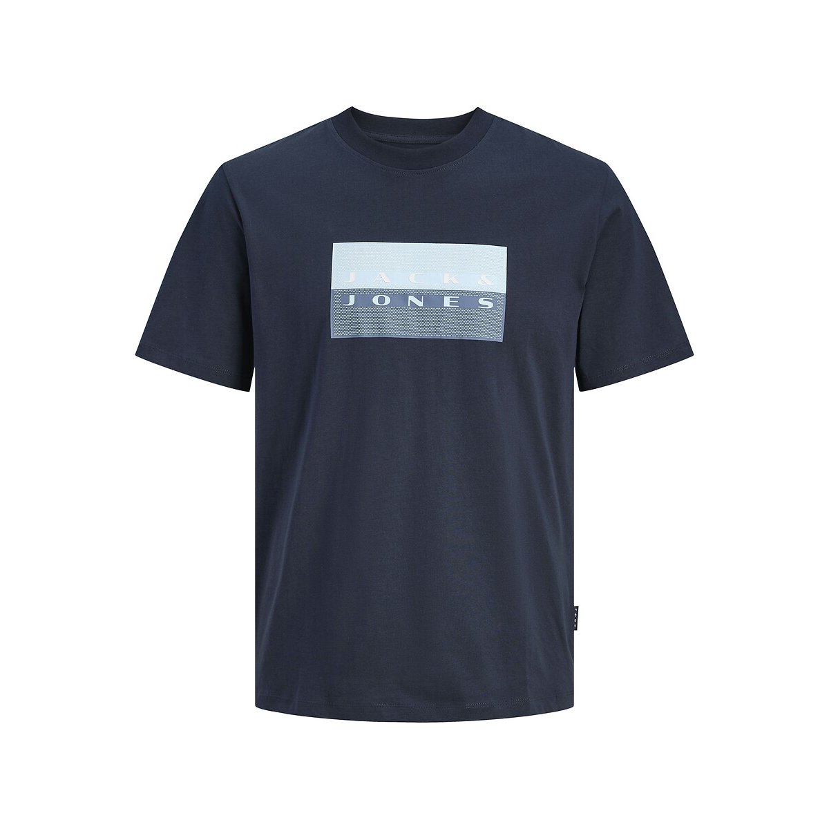 T-shirt manches courtes bleu marine, JACK & JONES