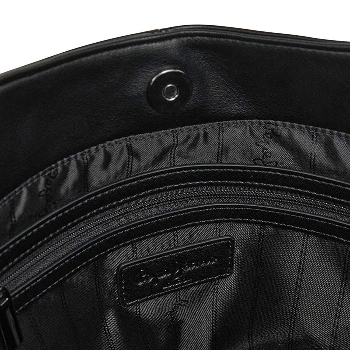 Sac Cabas Effet Cuir noir, PEPE JEANS