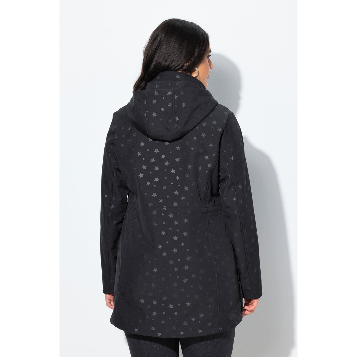 Veste softshell HYPRAR, imperméable noir, ULLA POPKEN
