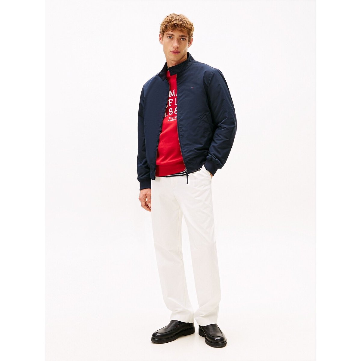 Lichtgewicht Harrington jack marineblauw, TOMMY HILFIGER