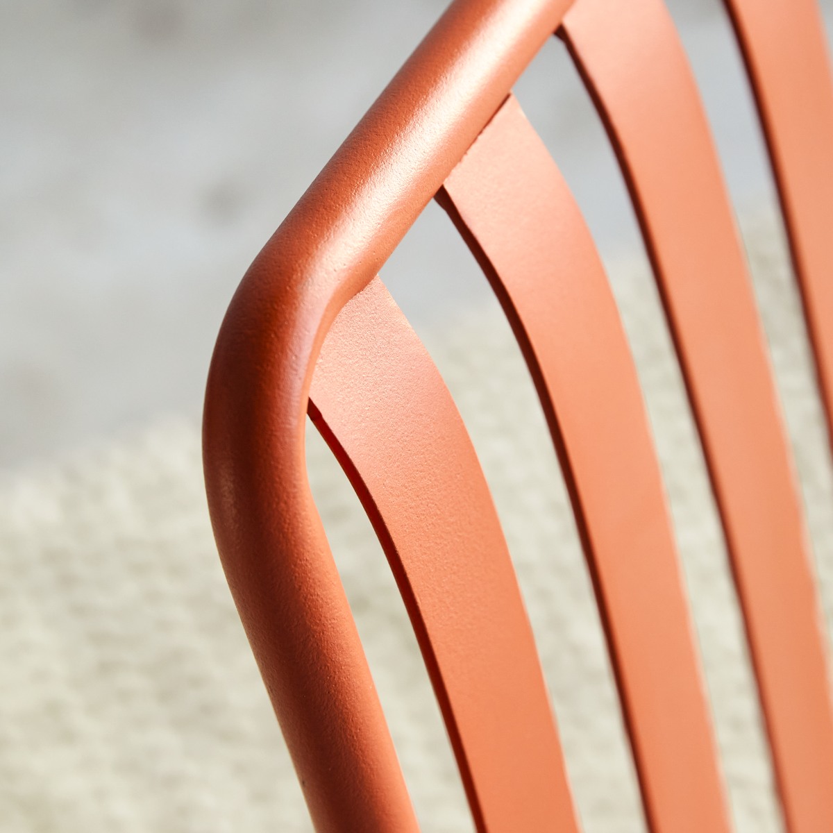 Fauteuil en Métal, GABY orange, TIKAMOON