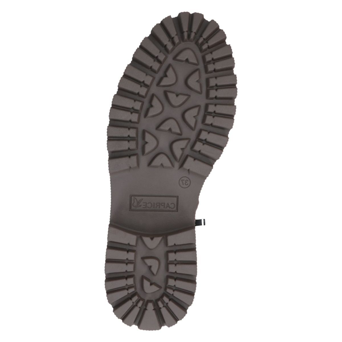 Bottine fourée marron chocolat nubuck, CAPRICE