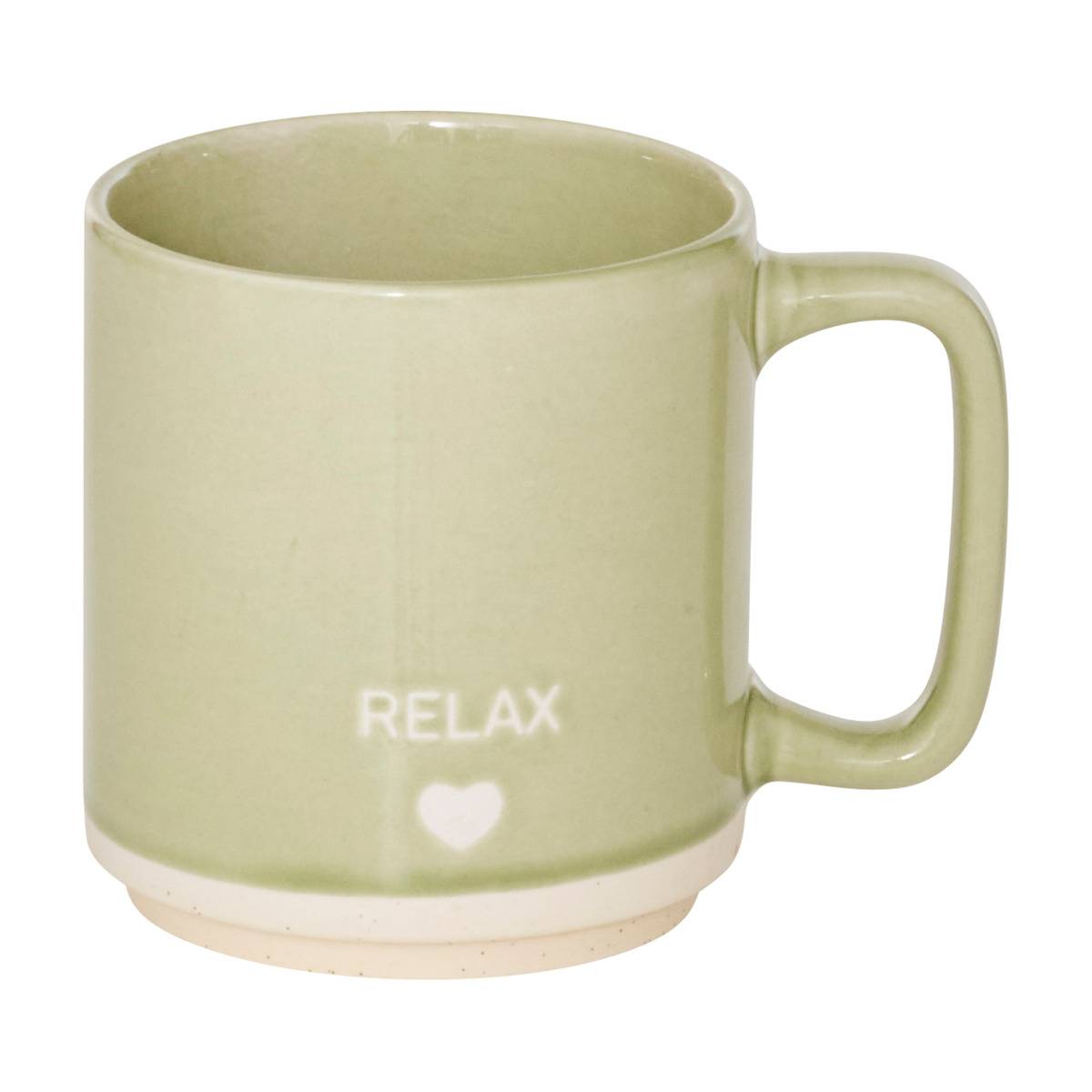 Rack 4 mugs RELAX transparent, ATMOSPHERA