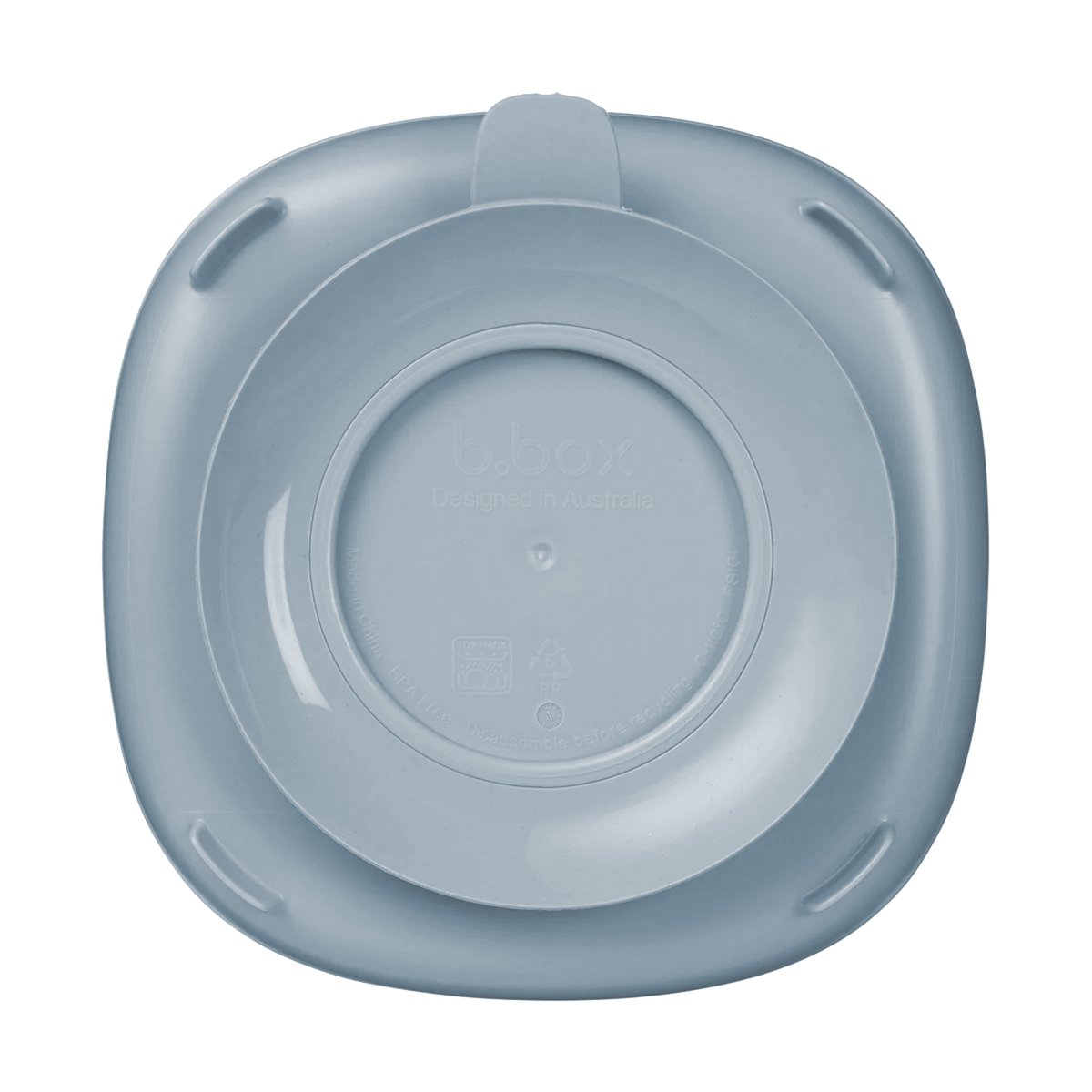 Assiette ventouse compartimentée bébé bleu, B.BOX