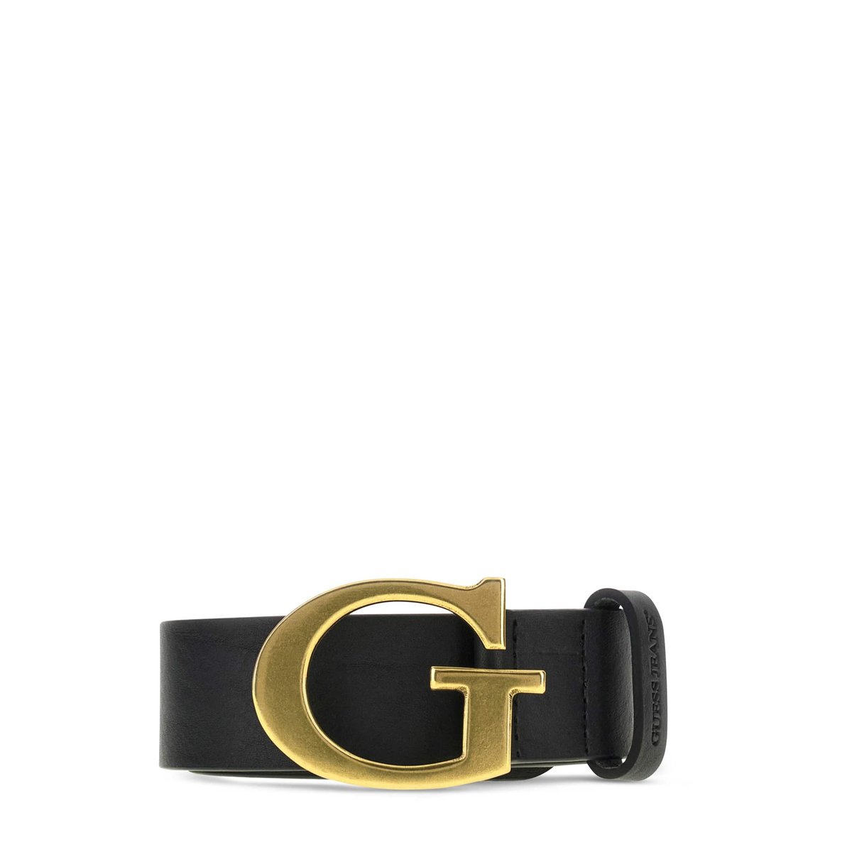 Ceinture En Cuir Véritable noir, GUESS JEANS