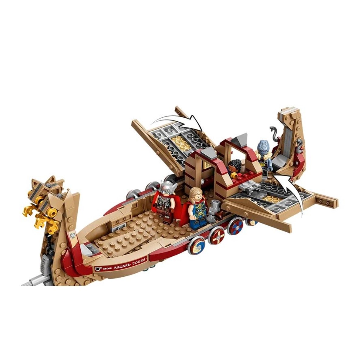 Le Drakkar De Thor - Lego - Marvel multicolore, LEGO
