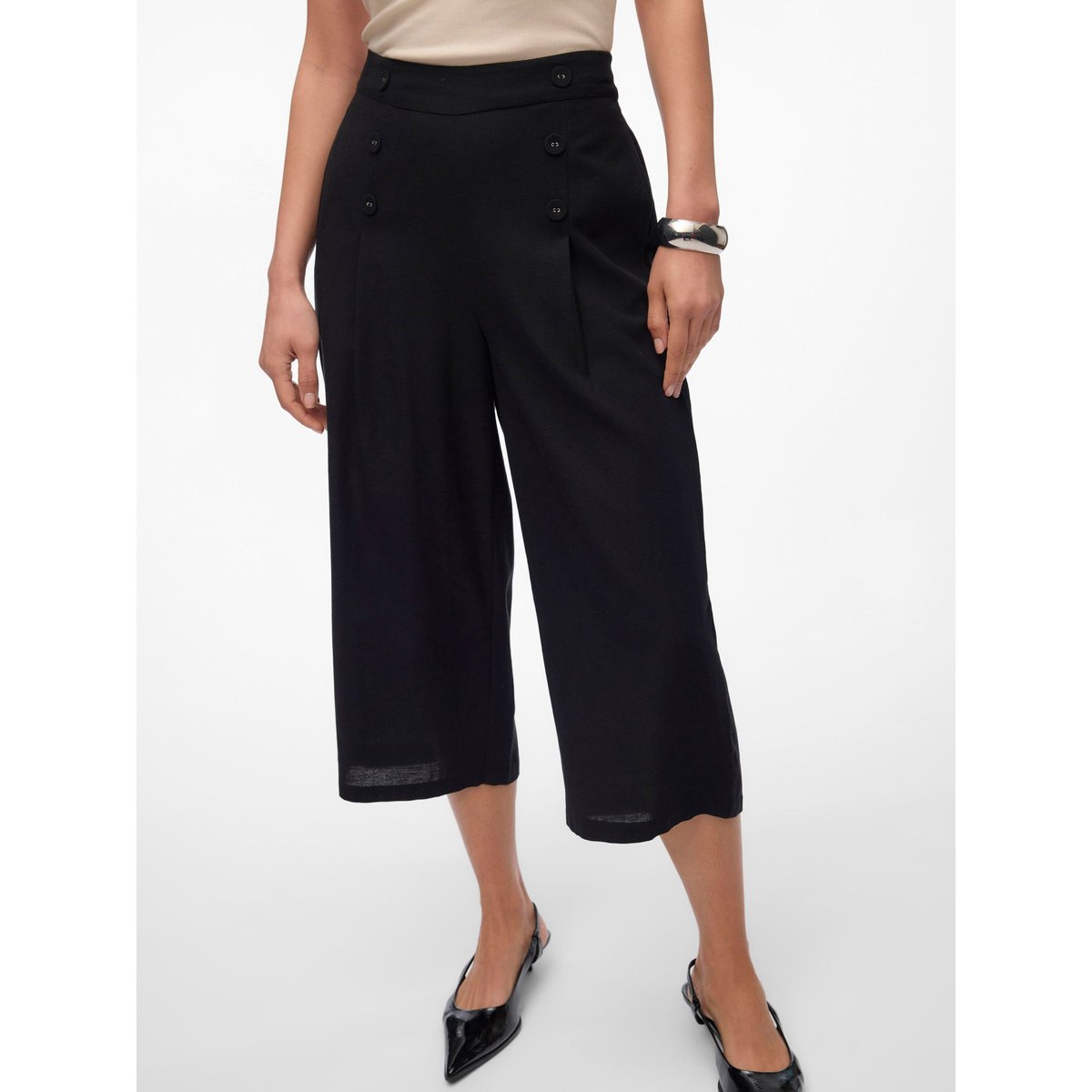 Jupe Culotte noire - black, VERO MODA