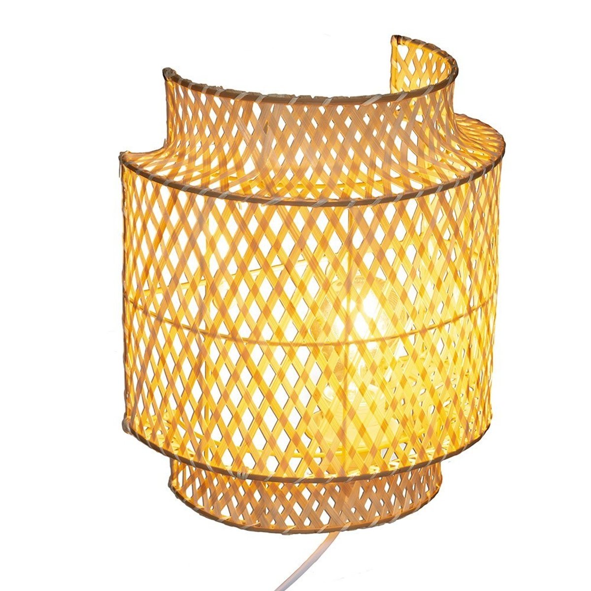 Applique bambou Liby naturel D23 beige, ATMOSPHERA