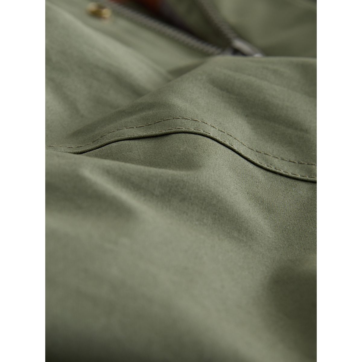 Veste cirée avec col en velours côtelé vert kaki, NEXT