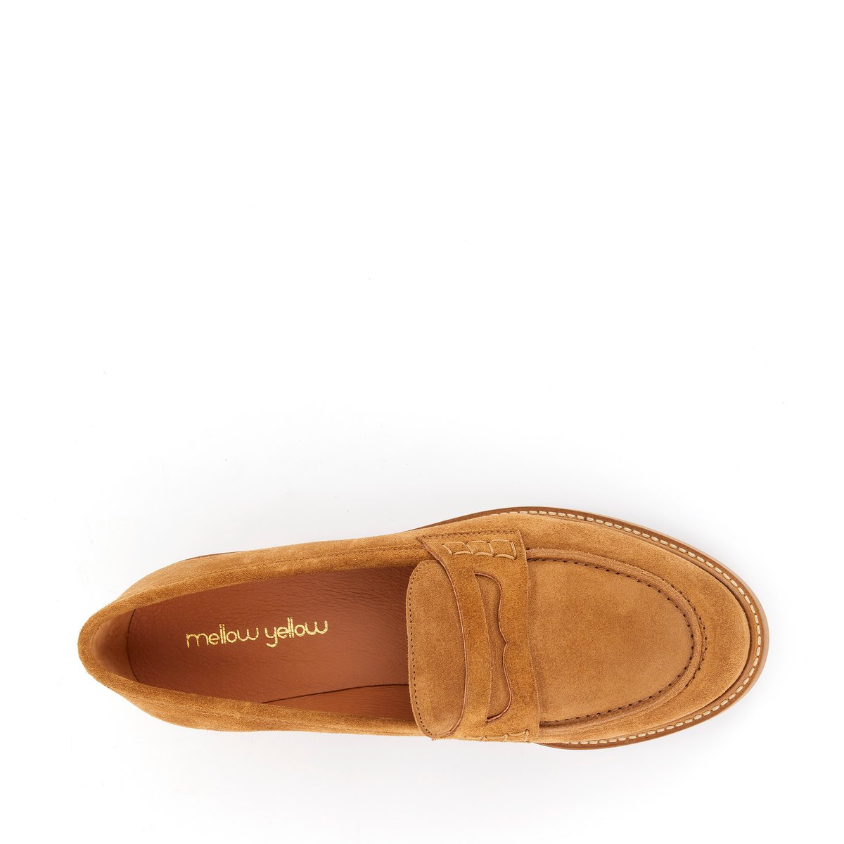 Mocassin en cuir ANGELLA camel, MELLOW YELLOW