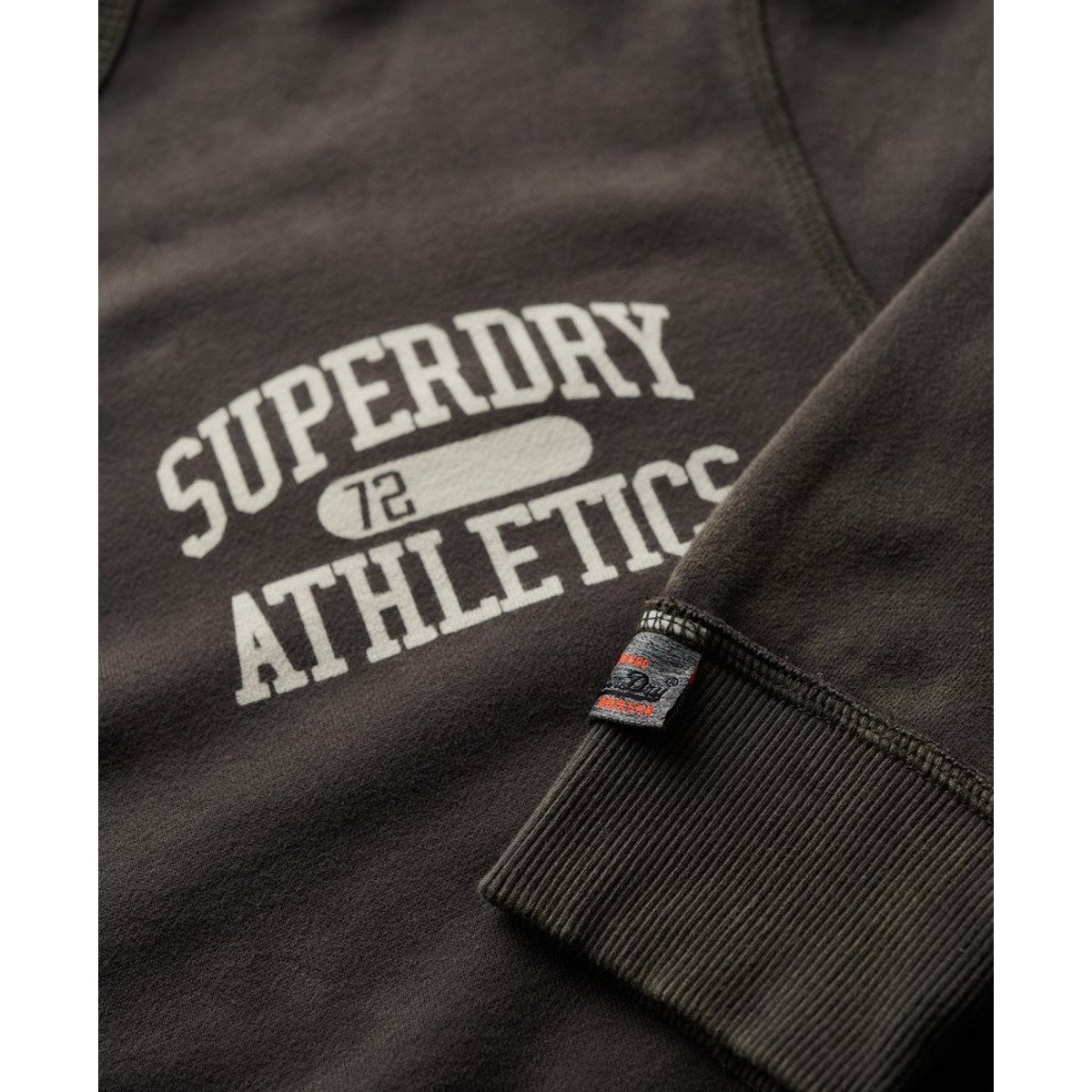 Sweatshirt Athletic Essentials Col Rond anthracite, SUPERDRY