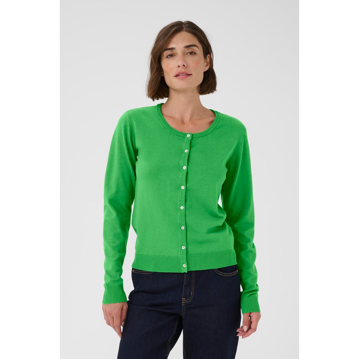 Cardigan à tricot vert mint green, CULTURE