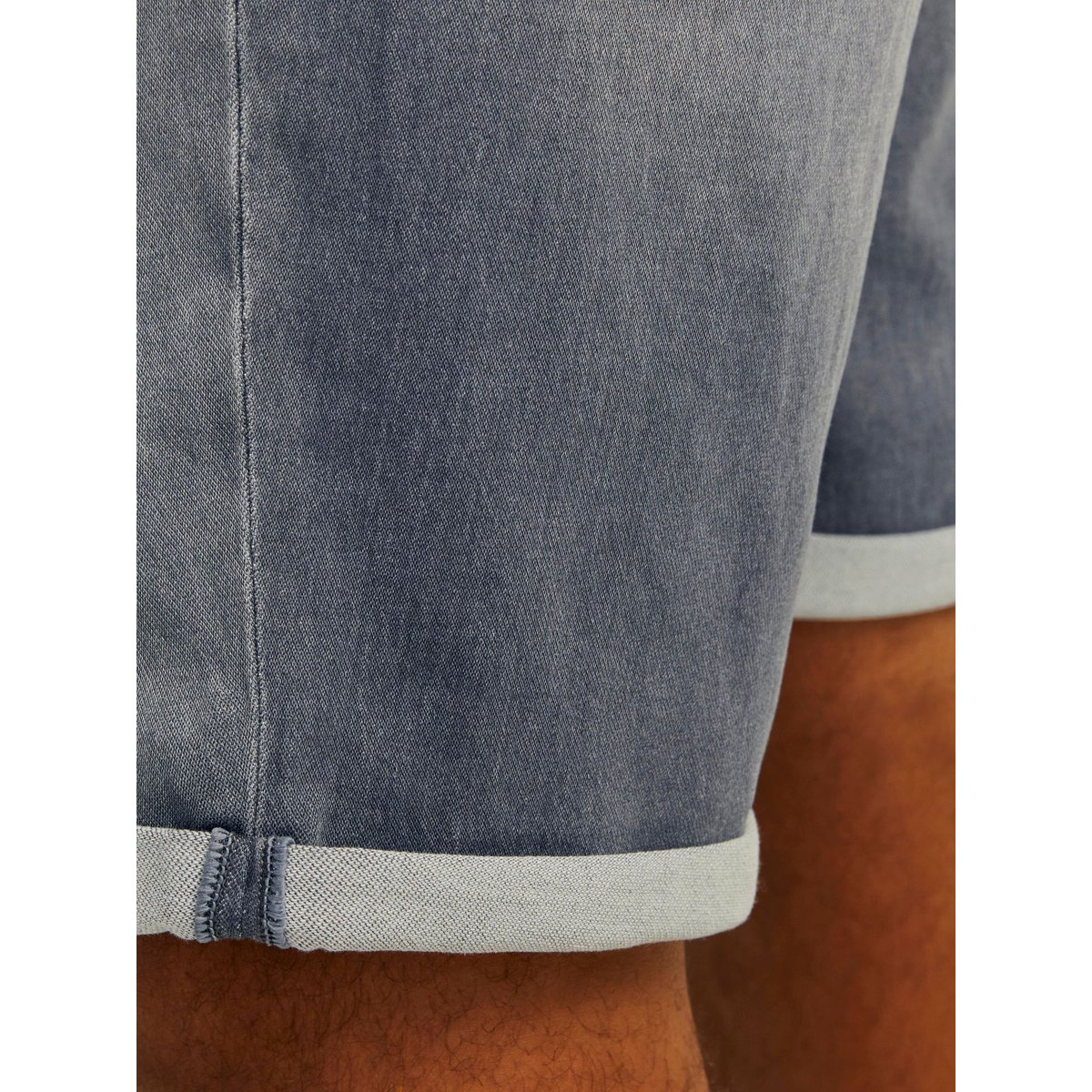 Plus Size Short coupe classique Regular Fit Short coupe classique grey denim, JACK & JONES