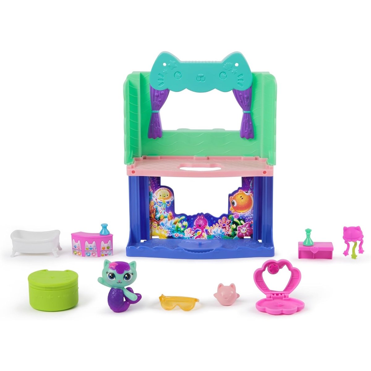 Gabby's Dollhouse Movie – Salle portail - Salle de bain multicolore, SPIN MASTER
