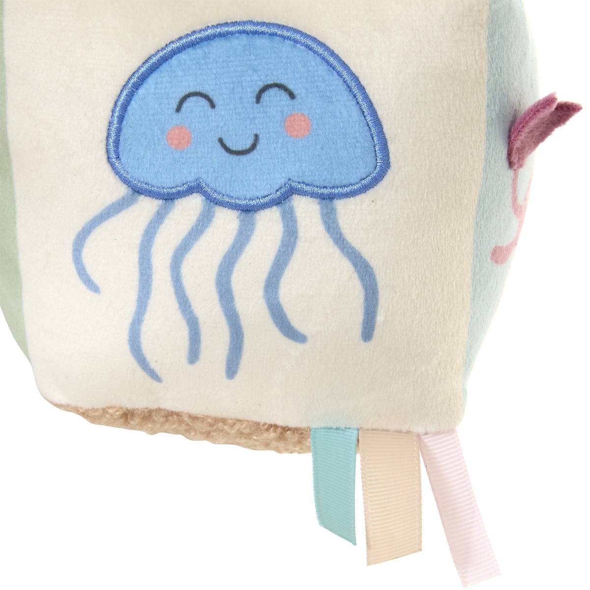 Cube d'activités pour bébé NOA beige, ATMOSPHERA FOR KIDS