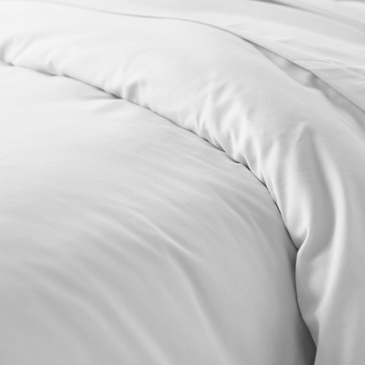 Scenario Plain Cotton Duvet Cover white, LA REDOUTE INTERIEURS