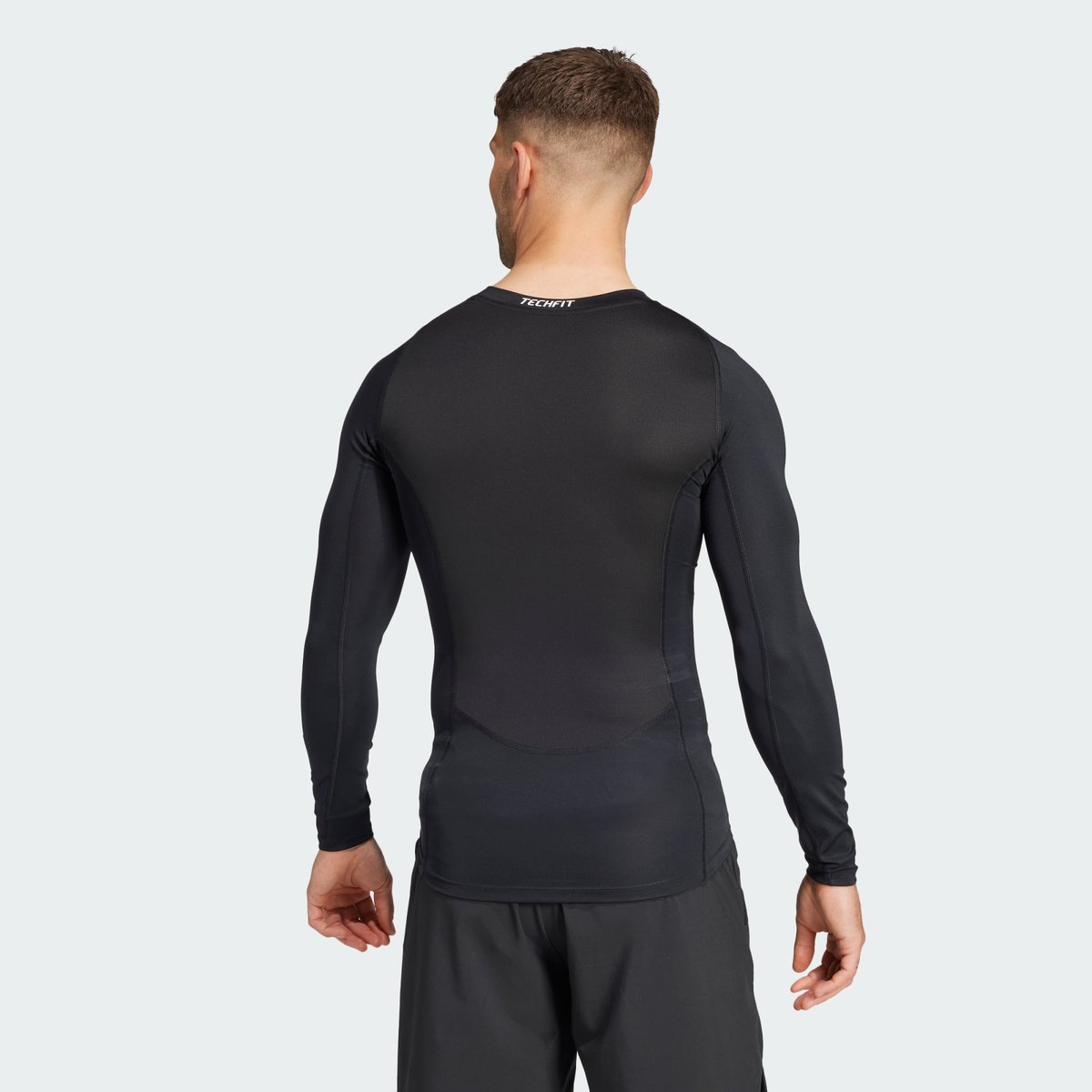 T-shirt de training, manches longues, TECHFIT Compression black, adidas Performance