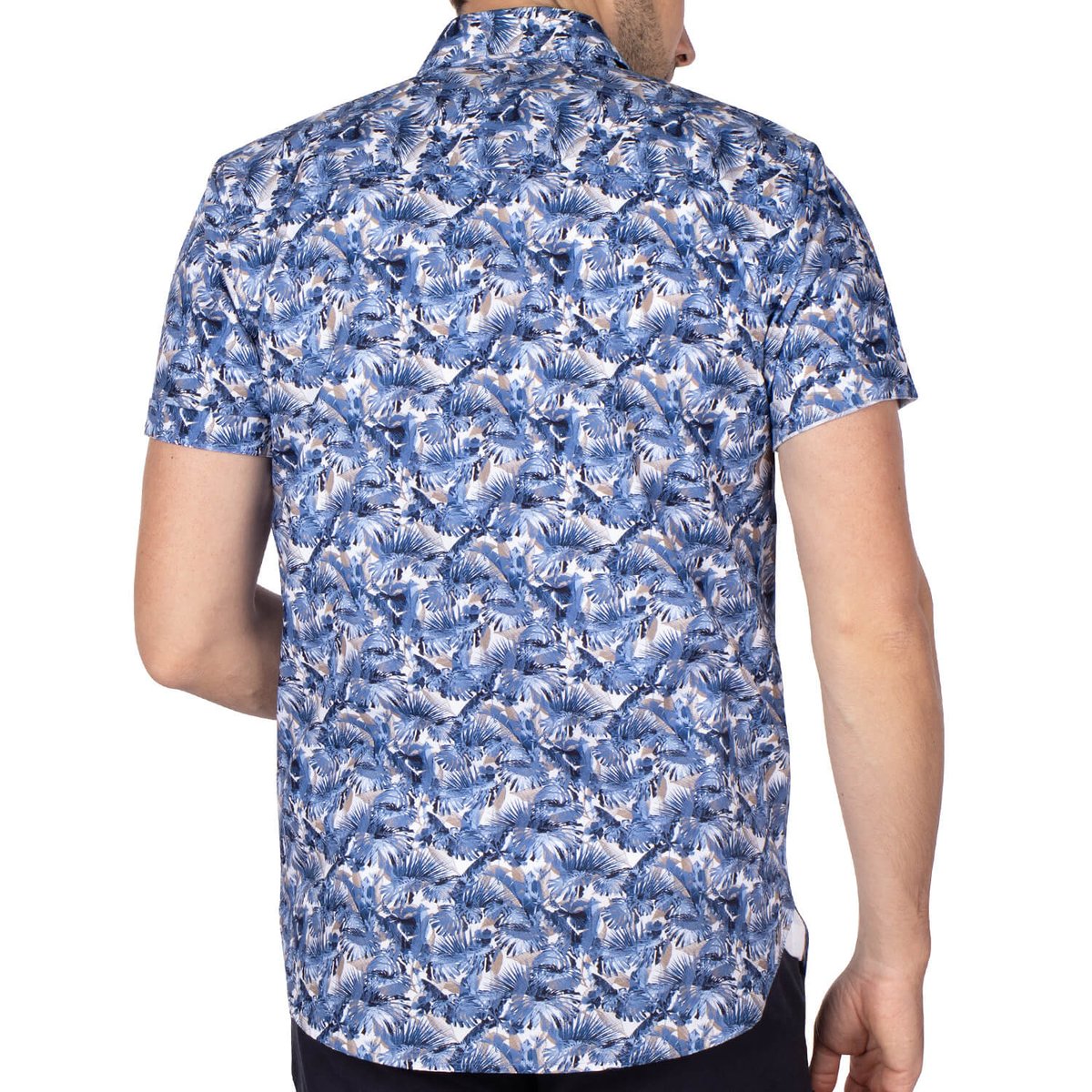 Chemise imprimé fleuri blanc, SHILTON