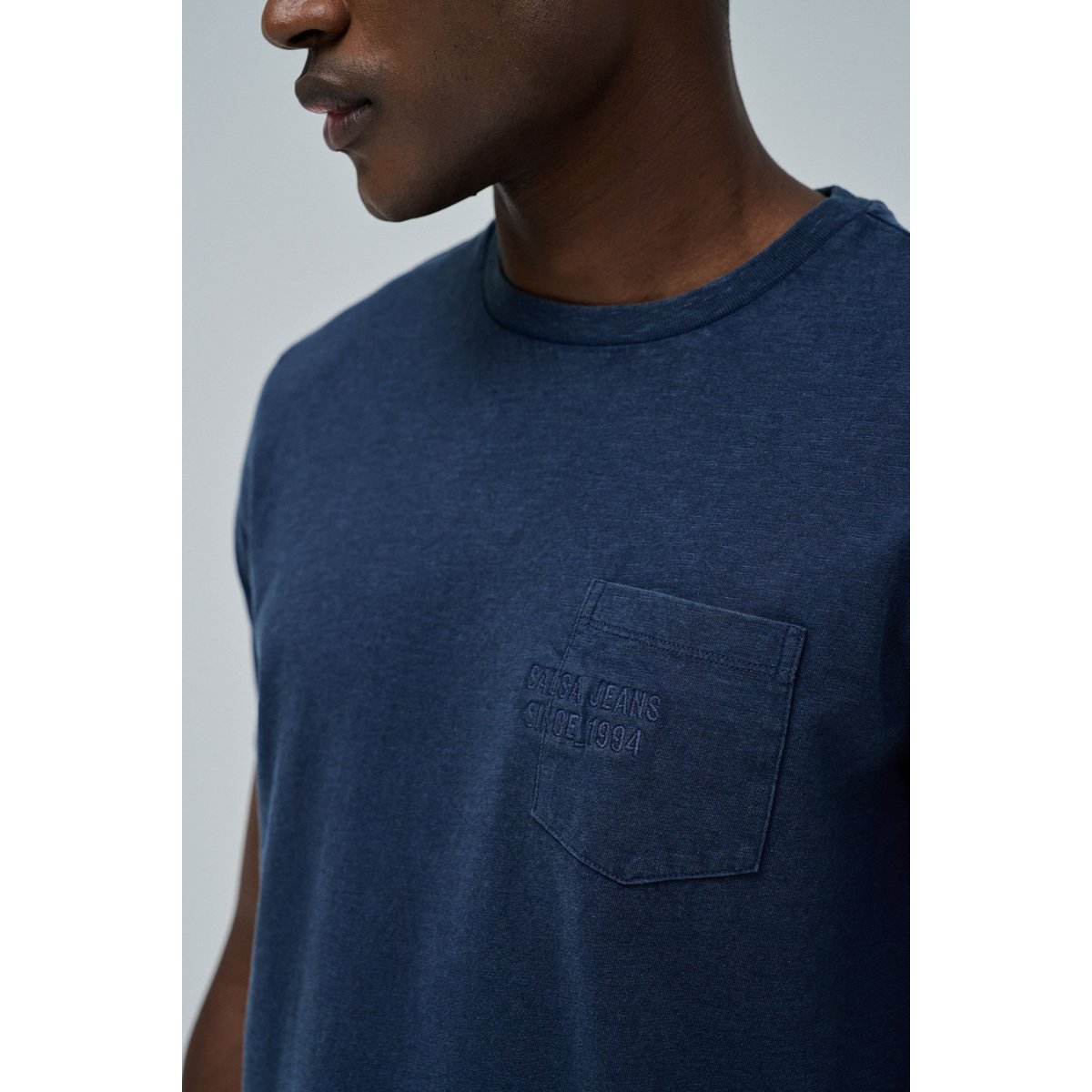 T-SHIRT AVEC LOGO vert kaki, SALSA JEANS