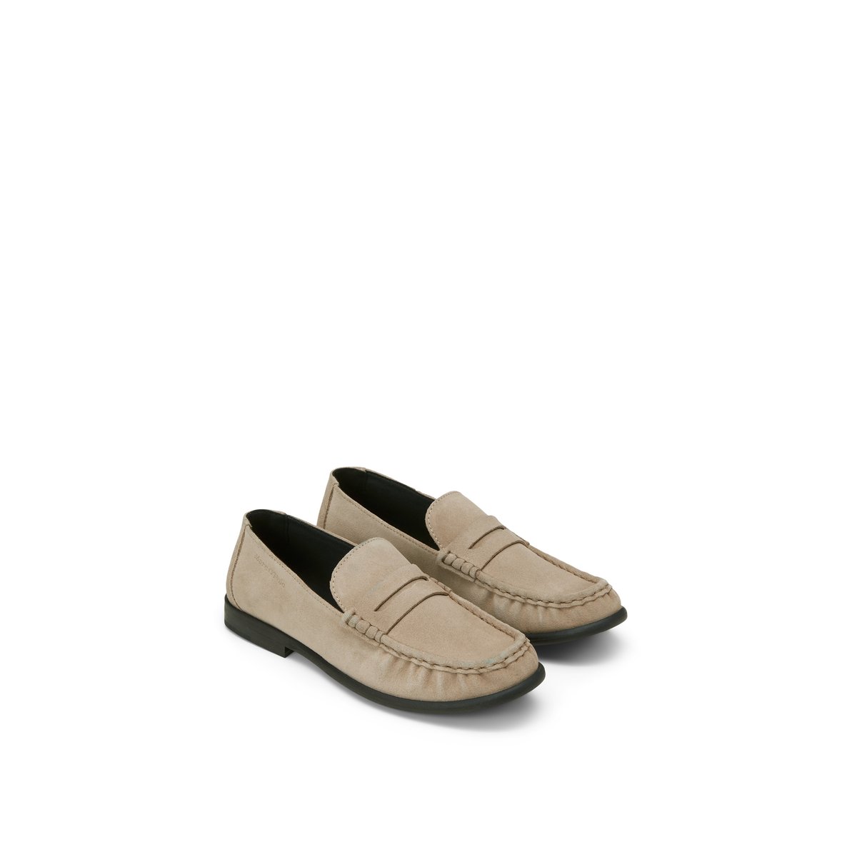 Loafer en cuir de vache de haute qualité grau, MARC O'POLO