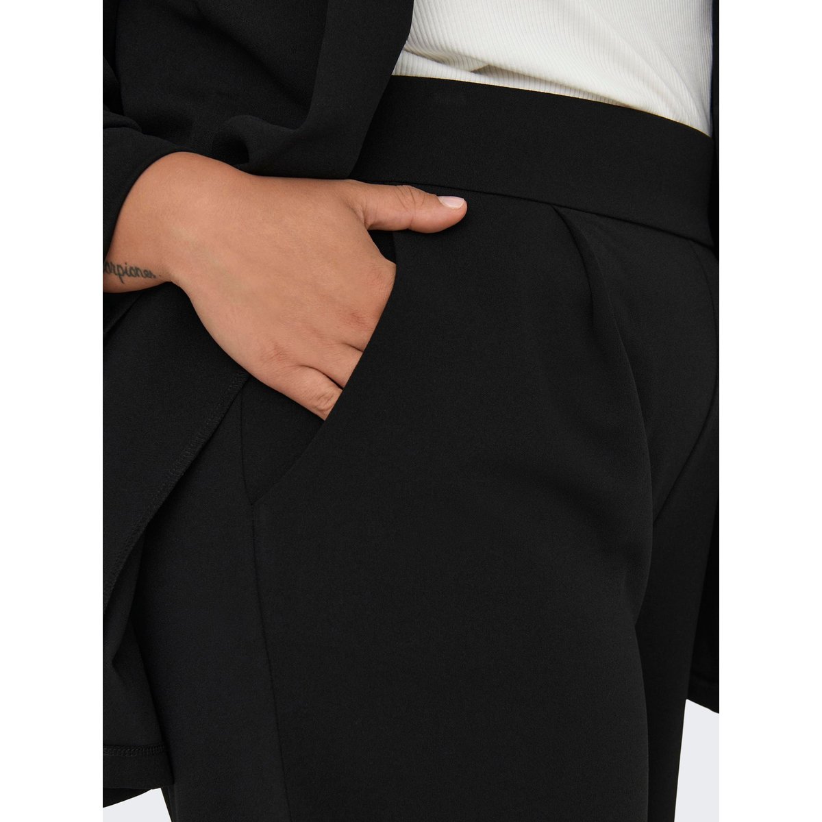 Pantalon À Jambe Large noire - black, ONLY CARMAKOMA