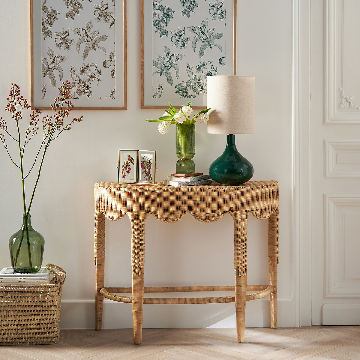 Console rotin tressé, Loama naturel, LA REDOUTE INTERIEURS