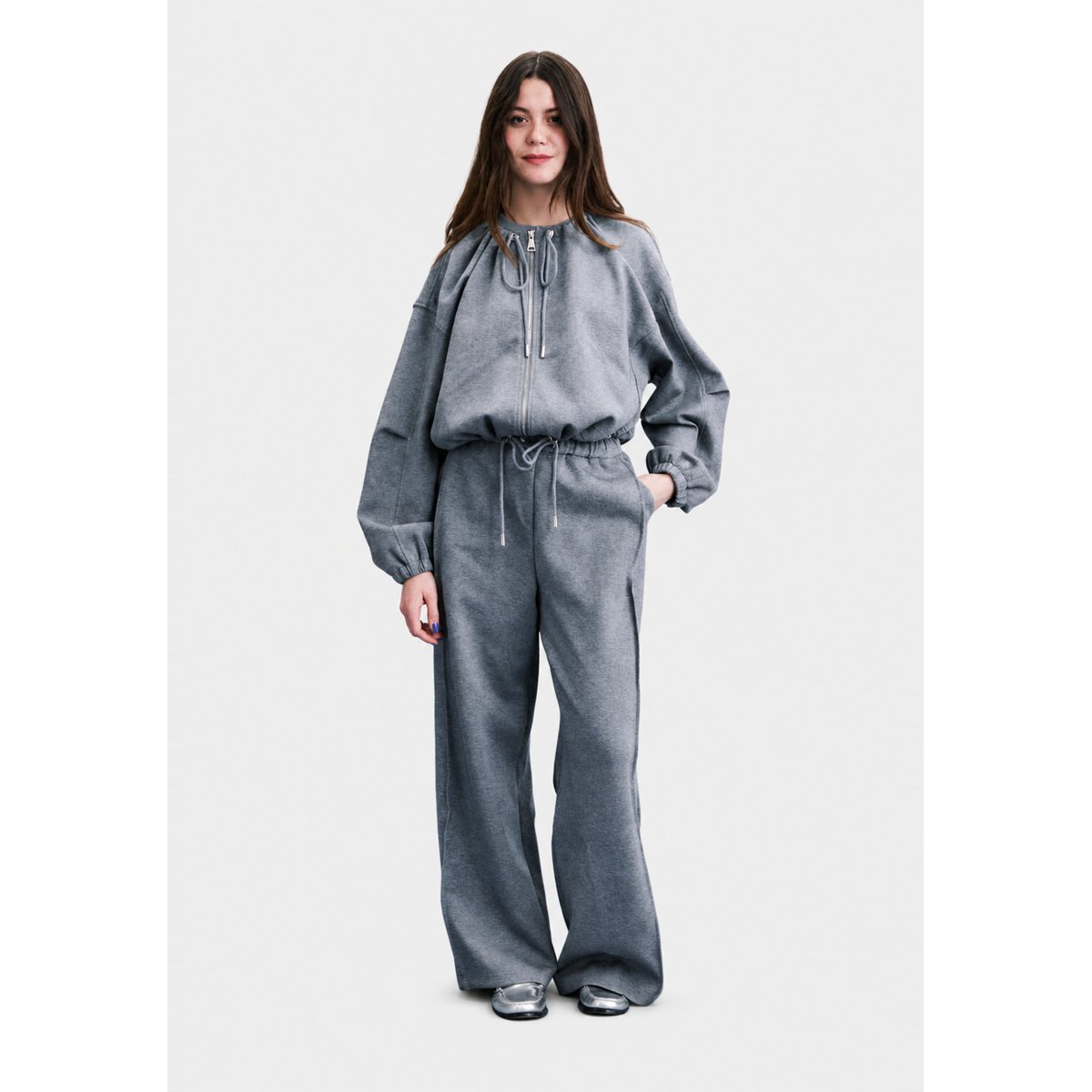Veste Shosha en coton SHOSHA gris, FRNCH