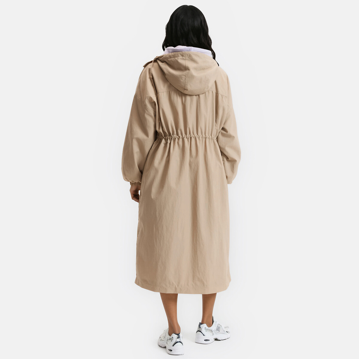 Coupe-vent oversize à capuche beige, LA REDOUTE COLLECTIONS