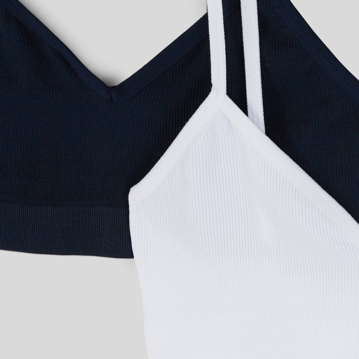 Lot de 2 brassières GABRIELLE sans coutures marine, MONOPRIX