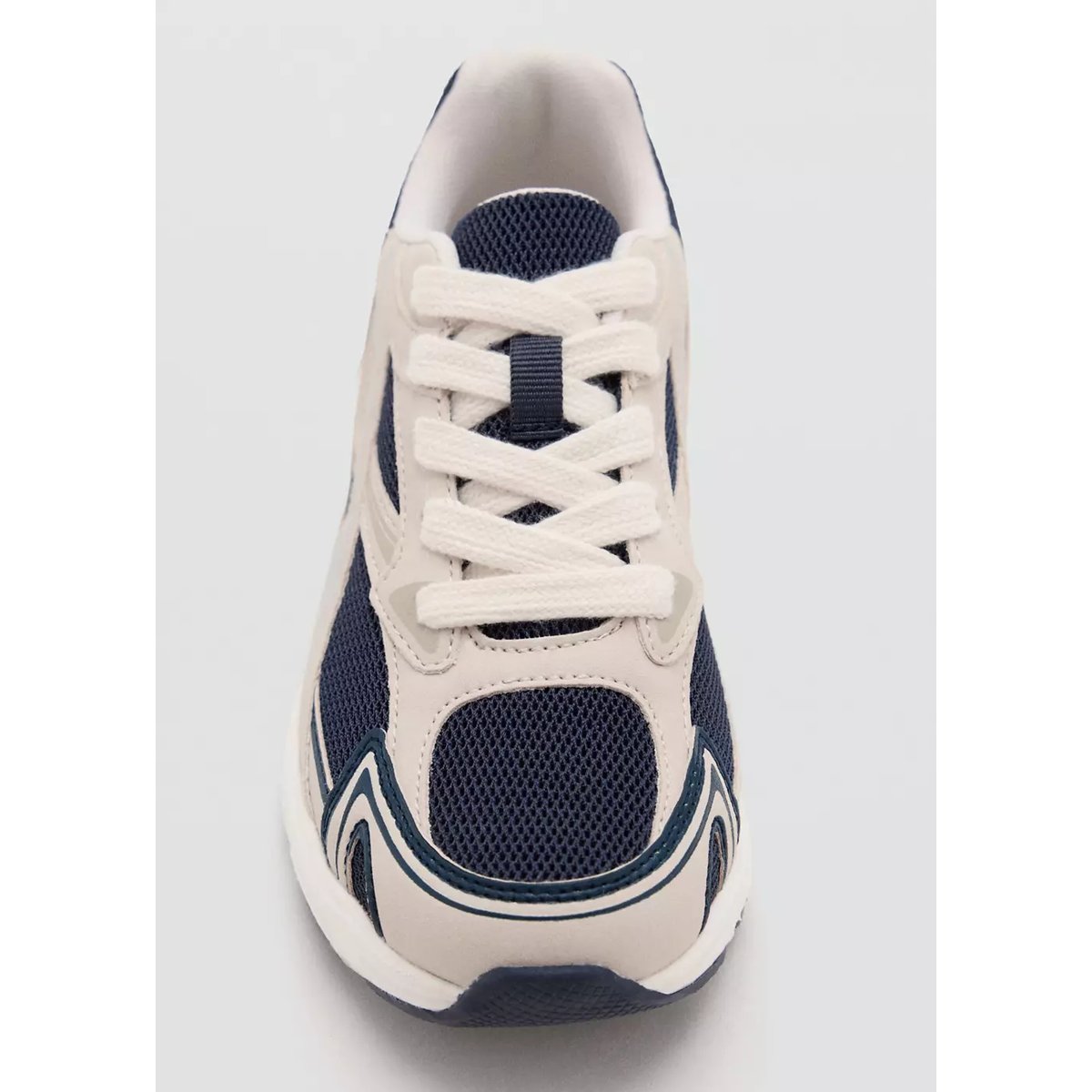 Tennis combinées à lacets bleu marine, MANGO KIDS