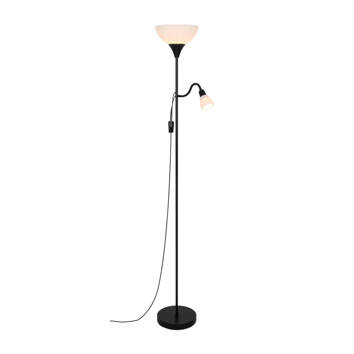 Lampadaire Irrégulier et Pratique en Métal, LAURIA blanc, NORDLUX