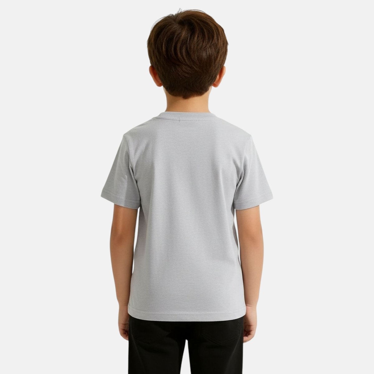 T-shirt manches courtes imprimé, col rond TEAM gris clair, ELLESSE