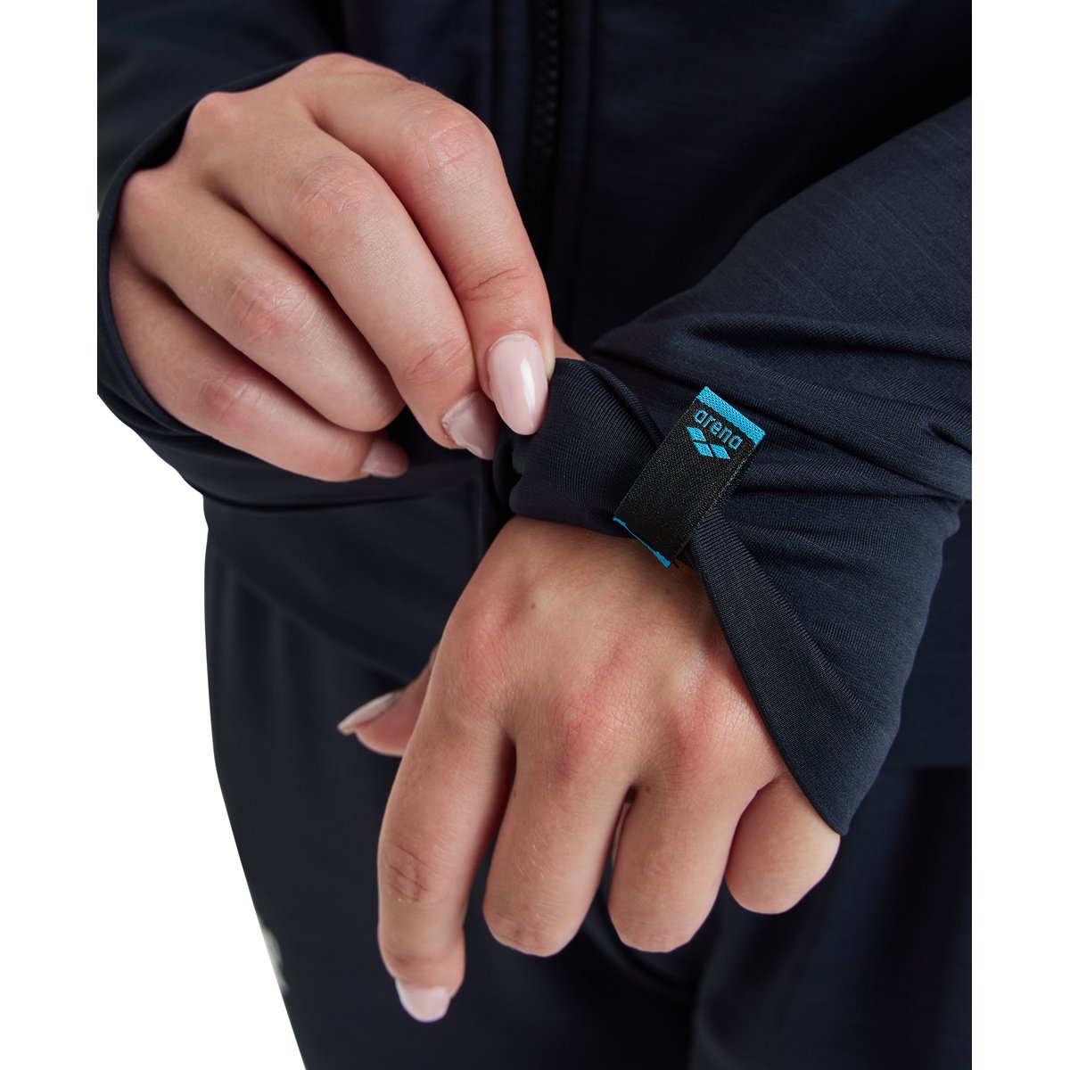 Veste de sport à capuche Spacer black, ARENA