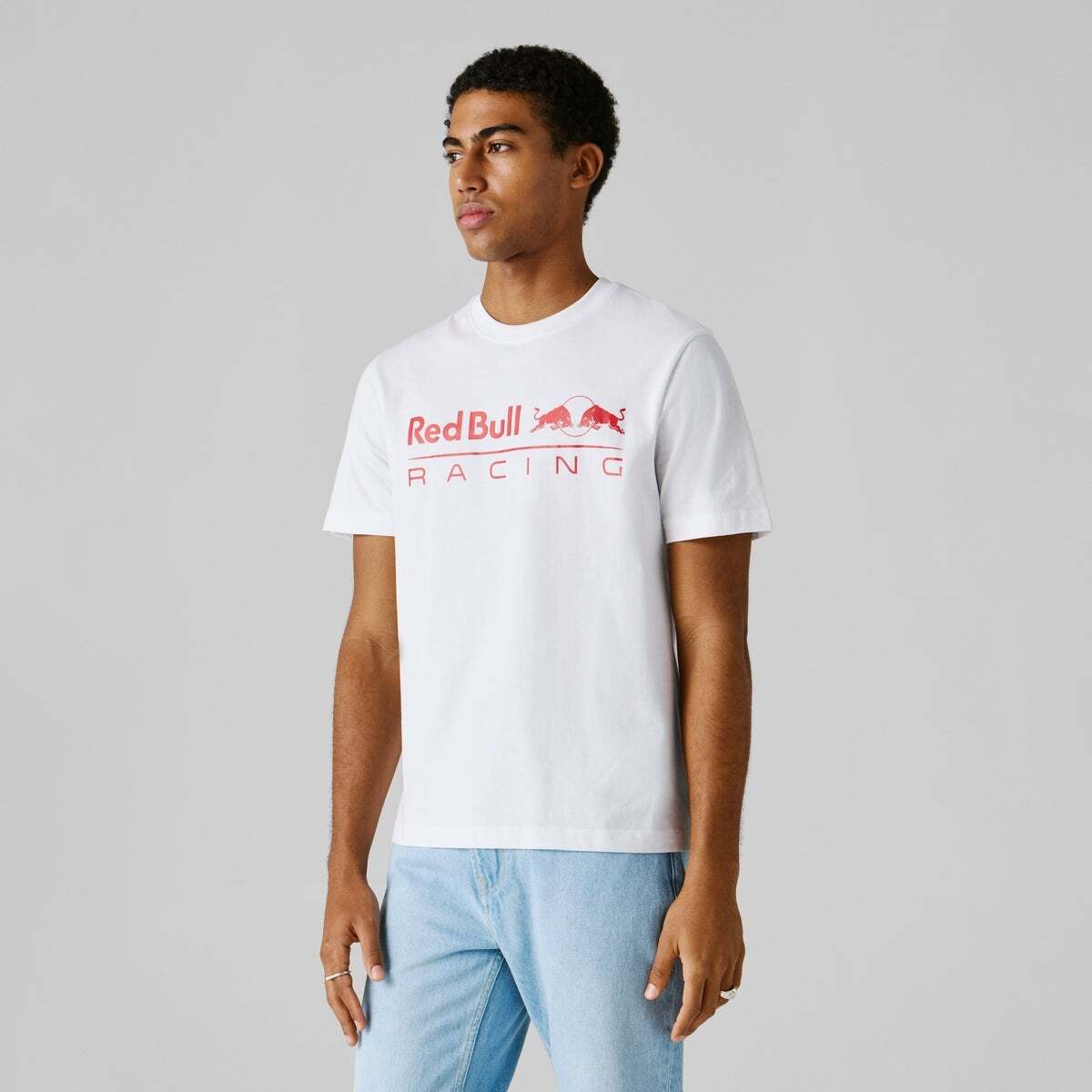 Red Bull Racing T-Shirt Coupe Regular Avec Logo Imprimé blanc, PEPE JEANS