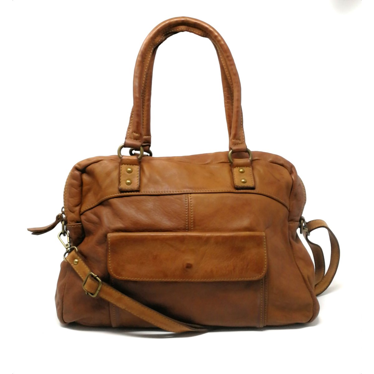Sac a main en cuir italien miss storm Oh My Bag La Redoute