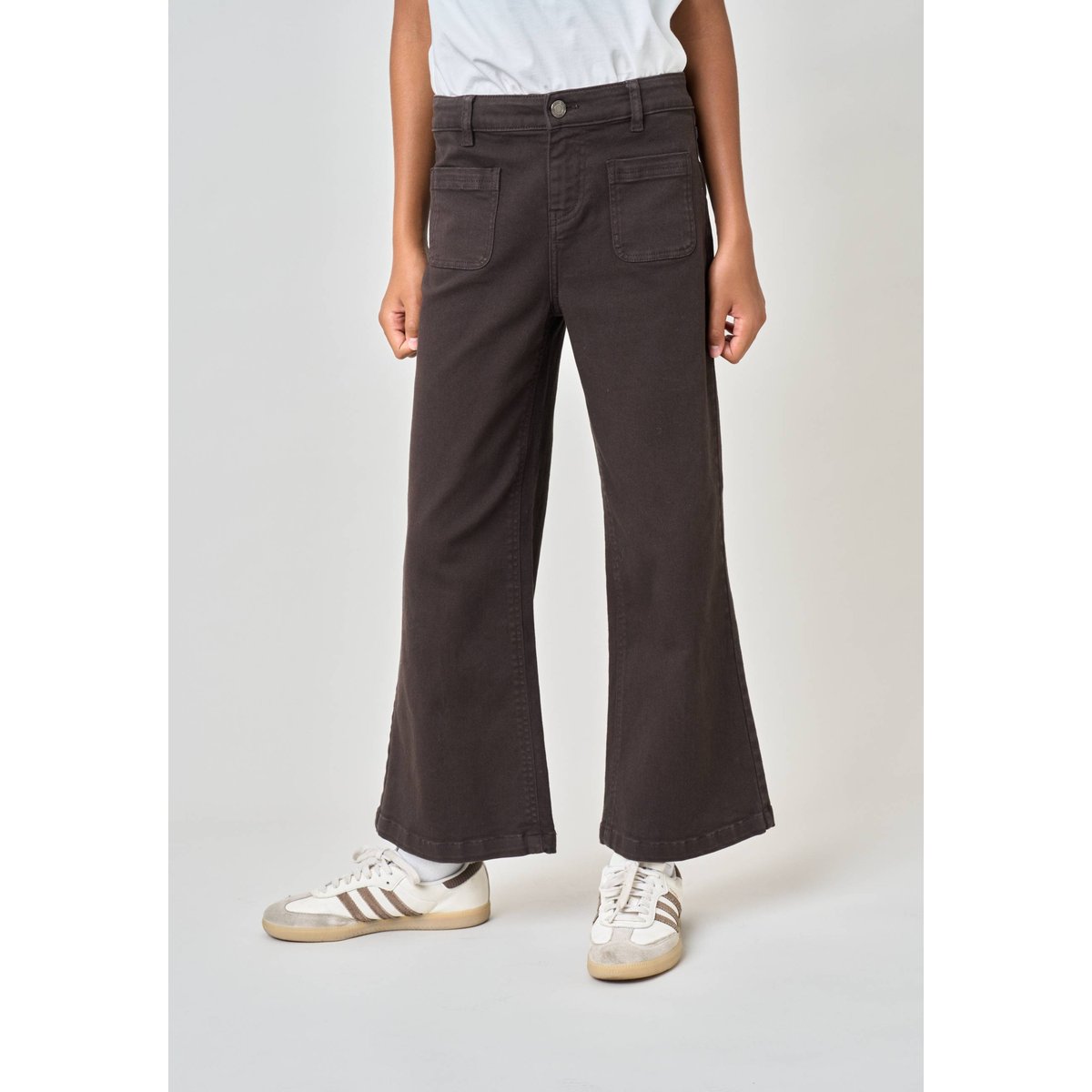 Jean wide leg fille LIZETTE brown, DEELUXE