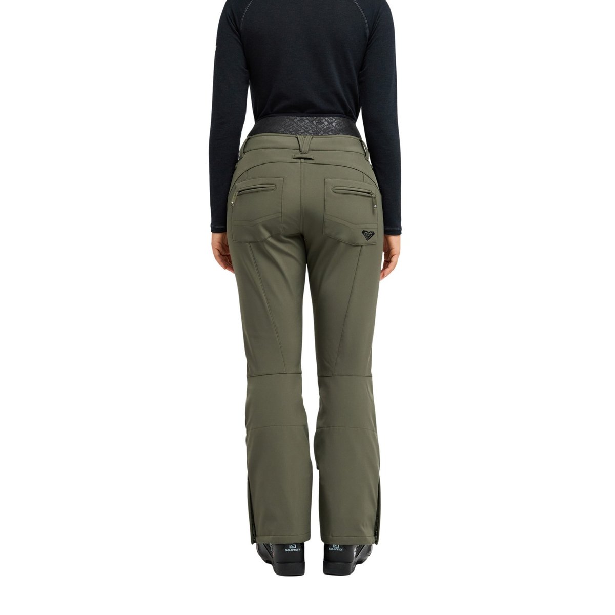 Pantalon de snow technique RISING HIGH. vert beetle, ROXY