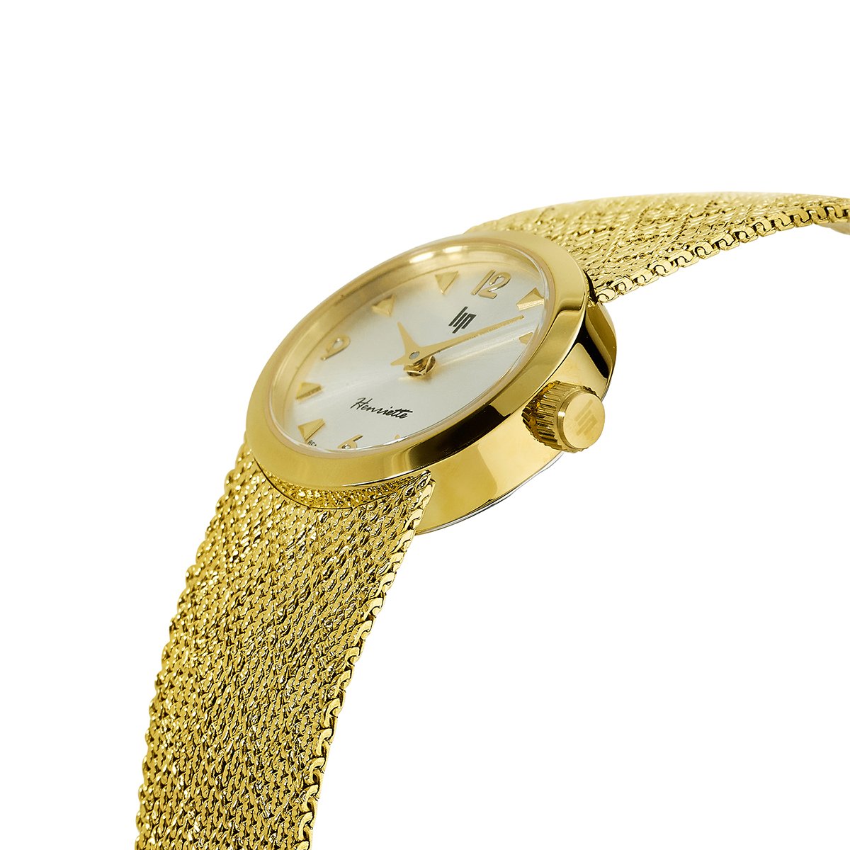 Montre Analogique HENRIETTE doré argenté doré, LIP
