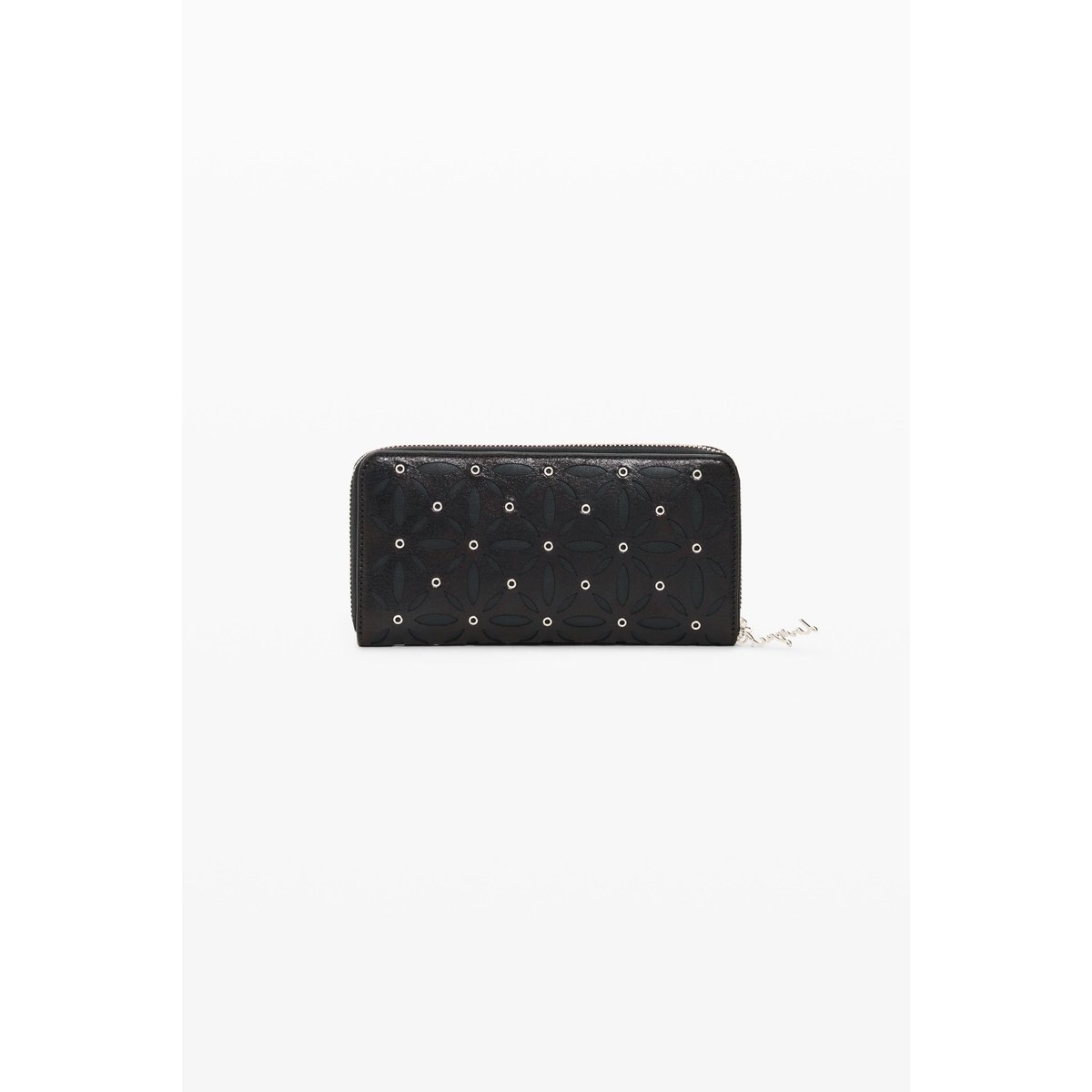 Grand porte-monnaie matelassé noir, DESIGUAL