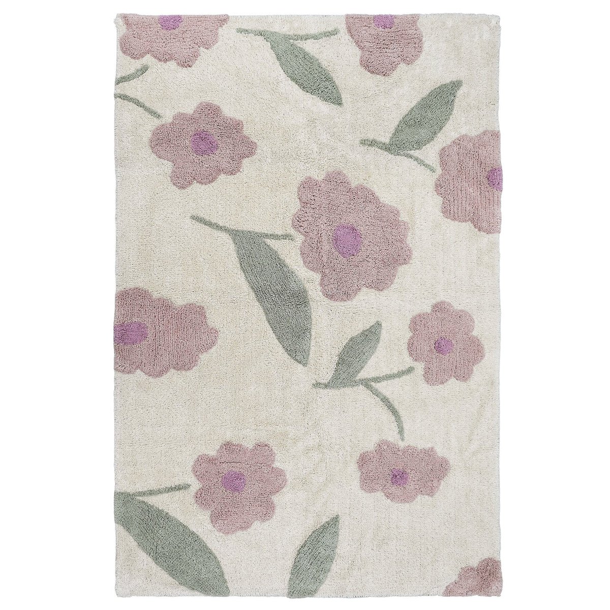 Tapis Sunny Flowers Rose rose, NATTIOT