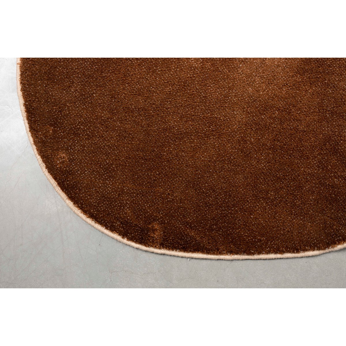 Tapis en tissu 160x257 cm PHILA marron, ZUIVER