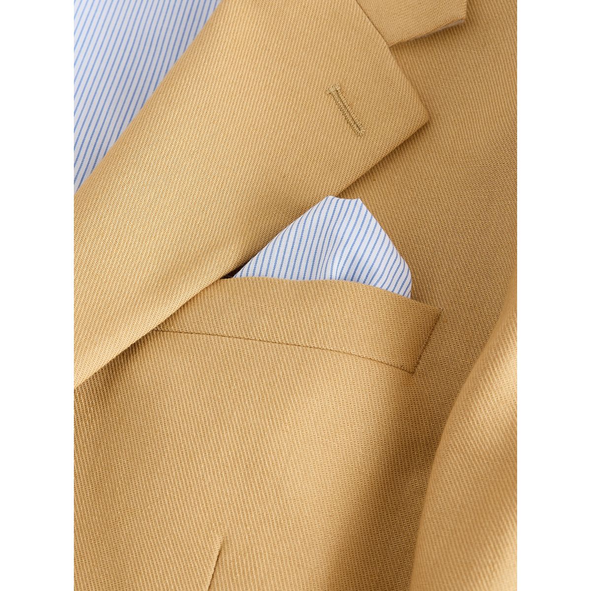 Veste de costume en lin et coton n. premium jaune, NEXT