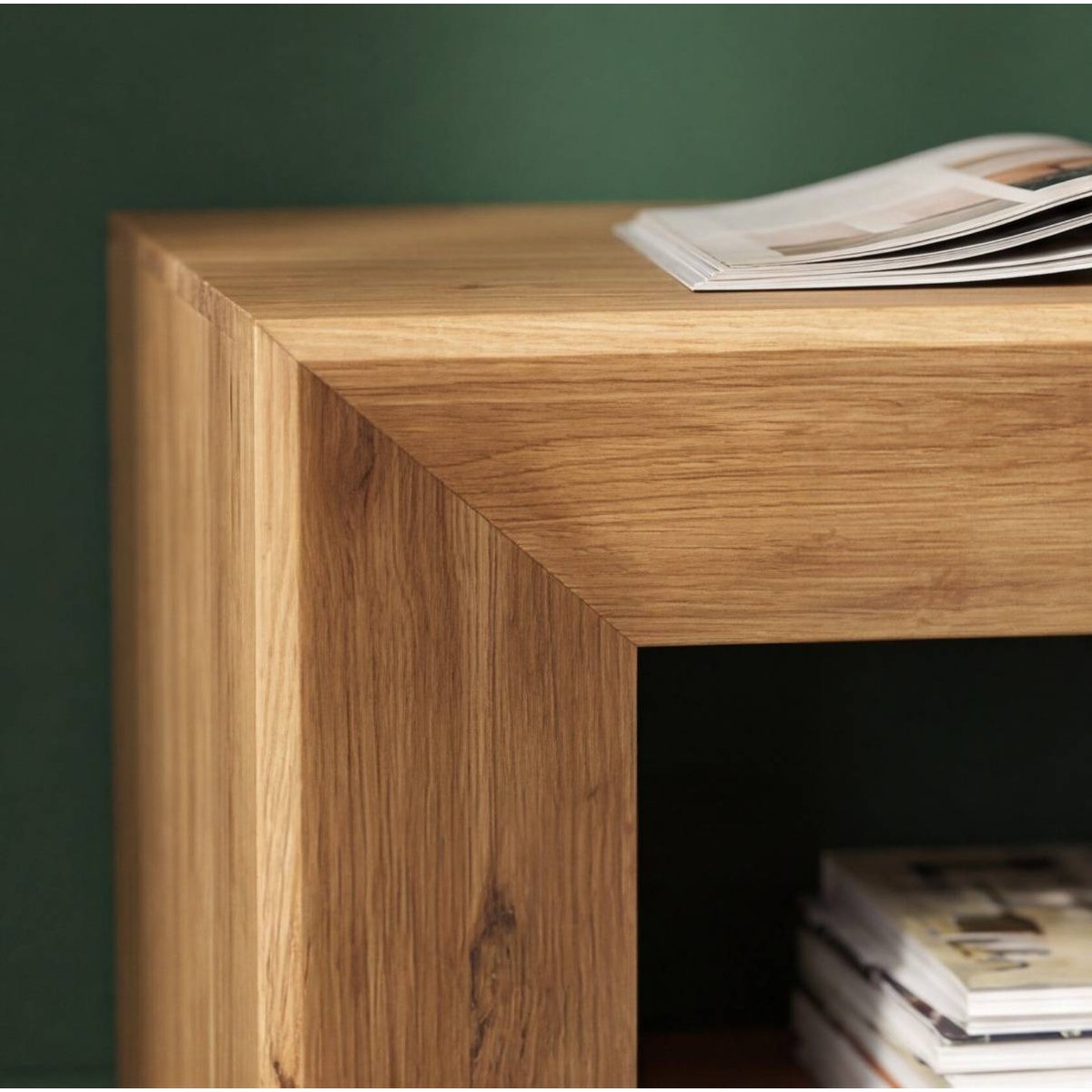 Meuble TV en bois recyclé BLAISE bois clair, MADE IN MEUBLES