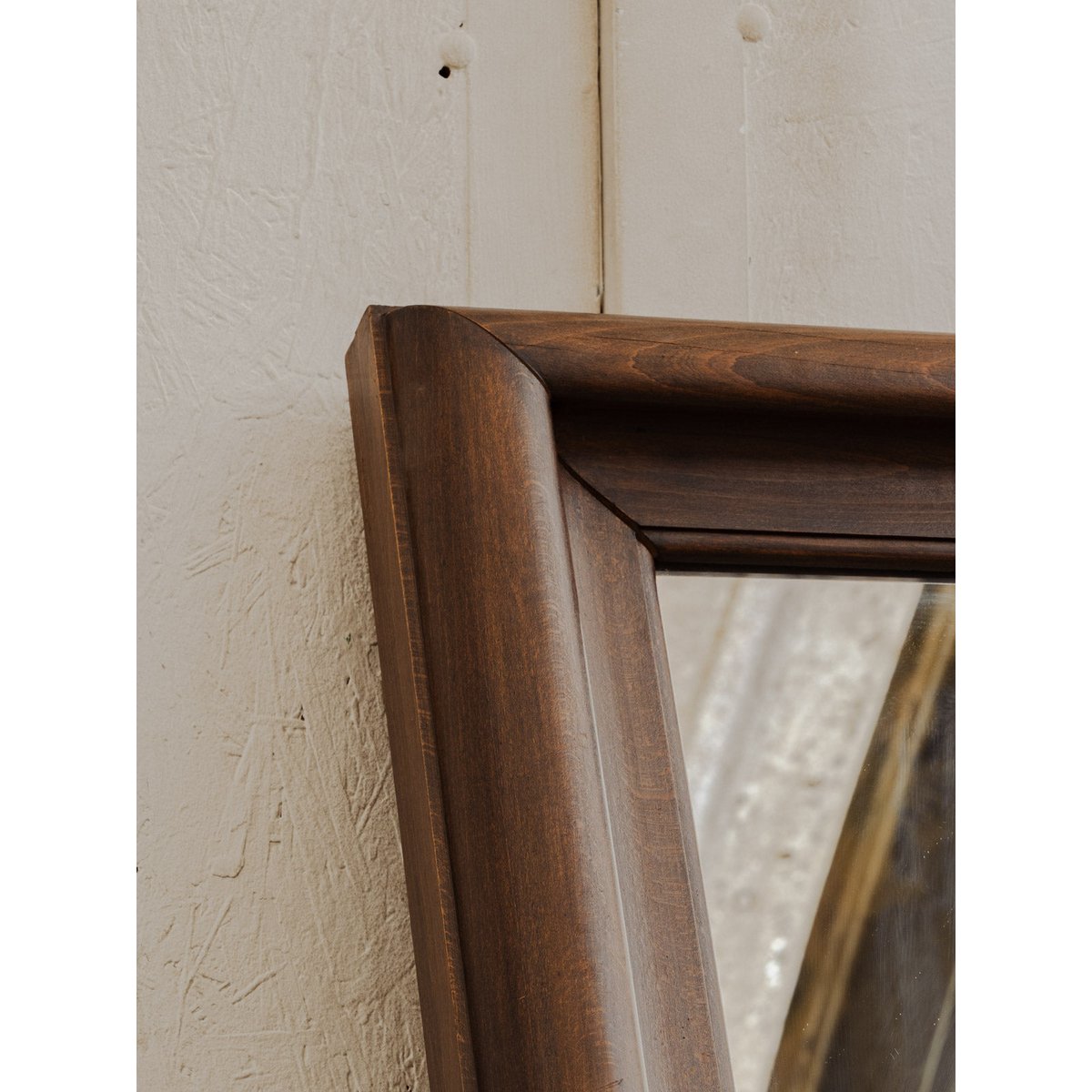 Grand miroir en bois Georges N°1231 - Bon état bois foncé, DEBONGOUT