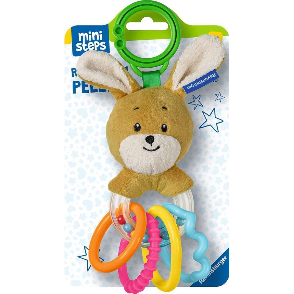 Ministeps Anneau hochet Pelle multicolore, RAVENSBURGER